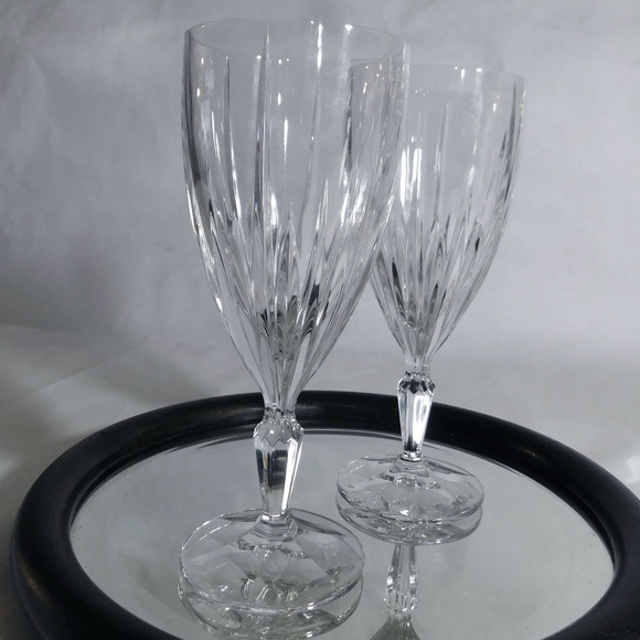 Two Iced Tea Icicles by Mikasa Cut Crystal Stemware - Picture 1 of 5